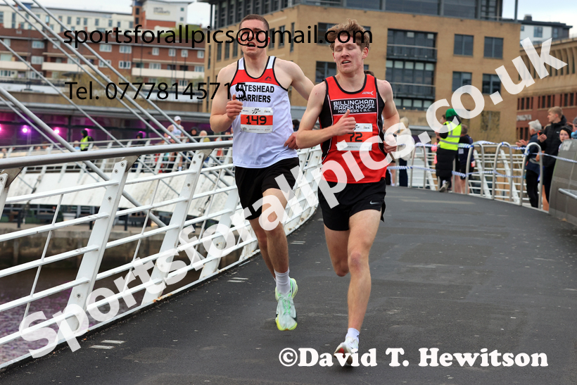 Quayside 5k, 2026 Quayside 5k and Junior 3k, Newcastle/Gateshead. Photo: David T. Hewitson/Sports for All Pics
